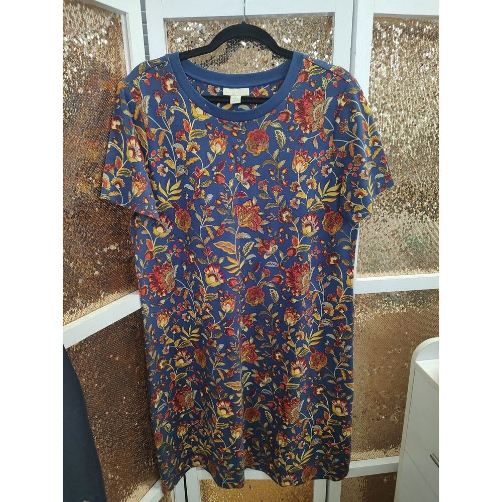 Appleseeds Floral Tshirt Dress Large